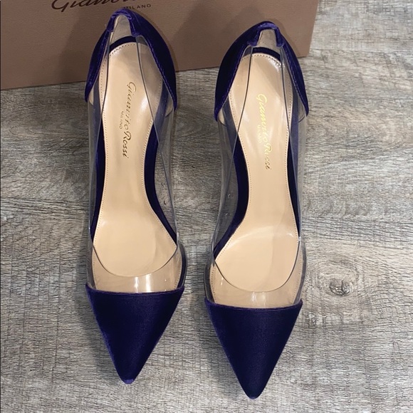 Gianvito Rossi size 39 1/2 plexi heels - Picture 2 of 6